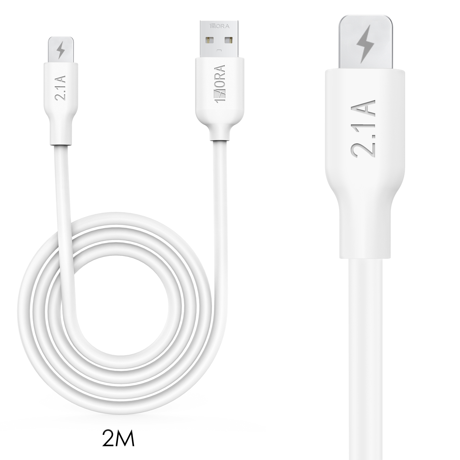 Cable IP 2.1A 2 metros