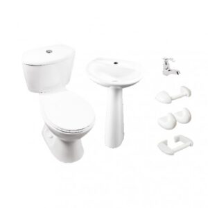 CORONA COMBO MANANTIAL CON PEDESTAL NEGRO