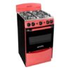 ESTUFA DE PISO ABBA AB 201-5N GAS NATURAL ROJA
