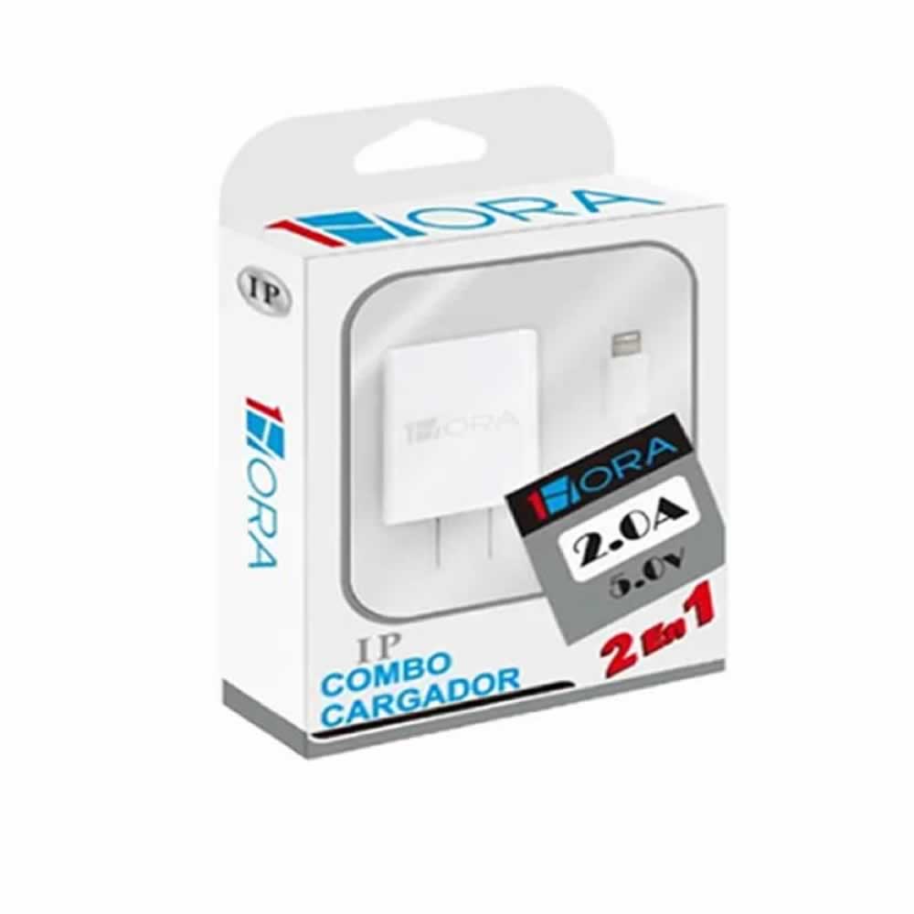 Combo Cargador IP 2.0A