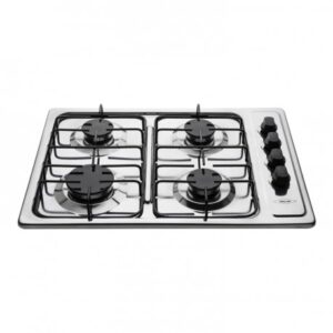 ESTUFA DE EMPOTRAR HACEB 60CMS 4 PUESTOS GAS NATURAL SESAMO GRIS