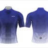 JERSEY PARA CICLISMO M CORTA PROF DEGRADE DE AZUL COBALTO A AZUL DE ACERO CLARO