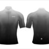 JERSEY PARA CICLISMO M CORTA PROF DEGRADE DE GRIS CLARO A NEGRO