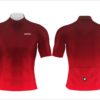 JERSEY PARA CICLISMO M CORTA PROF DEGRADE DE ROJO GRANTE A ROJO CARMESI