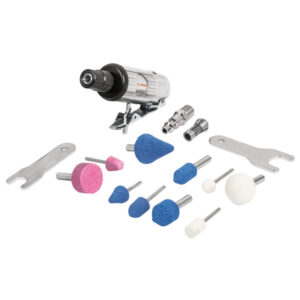 KIT DE MINI PULIDORA 1/4" CON ESTUCHE PLÁSTICO    TRUPER