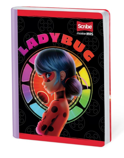 Cuaderno Cosido 100h Cuadros LADY BUG