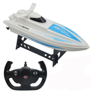LANCHA RAPIDA RC CON SOPORTE DE EXHIBICION REF S302E