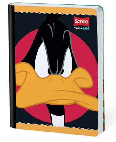 Cuaderno Cosido 50h Cuadros Looney Tunes