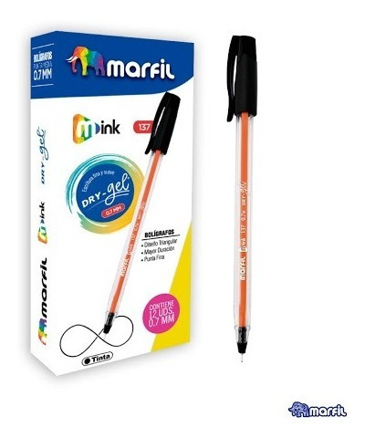 Boligrafo Semi Gel Cuerpo Triangular