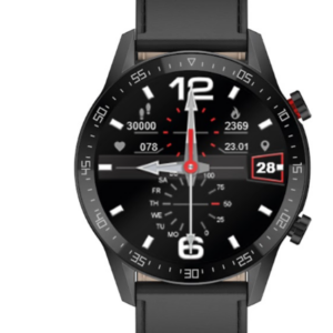 RELOJ SMART WATCH  SK7 - 2 PLUS PULSO CUERO NEGRO CARGA INALAMBIRCA