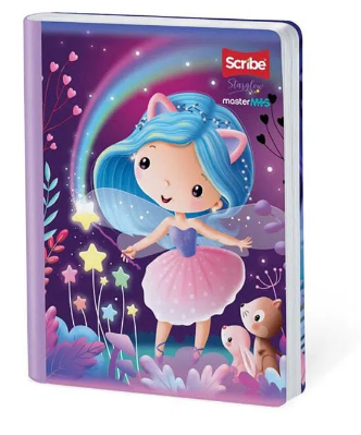 Cuaderno Cosido 50h Cuadros Starglow
