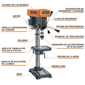 TALADRO DE ÁRBOL 44778 X 13'      TRUPER