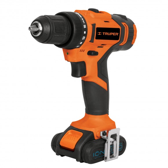 TALADRO INALÁMBRICO, BATERÍA ION LITIO, 12 V, 3/8" TRUPER