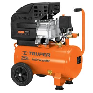 COMPRESOR  HORIZONTAL 25L, 3 HP (POTENCIA MÁXIMA), 127 V"   TRUPER TR-15006