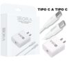Turbo Cargador PD TIPO C a TIPO C 20W
