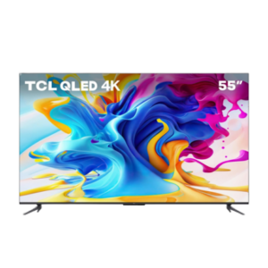 TELEVISOR TCL 55" PULGADAS 139 CM 55C645 4K-UHD QLED SMART TV GOOGLE