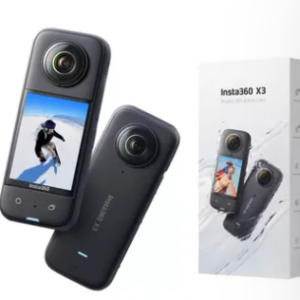 Videocámara Deportiva Insta360 X3 Doble Lente 5.7 K 72 Mp - Negro