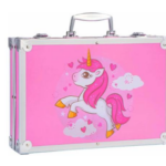 Set Kit Para Niños Colores 145 Pcs Arte Dibujo Creativo Infantil Rosa