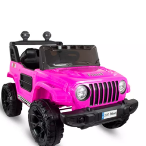 Moto Carro Recargable Electricas Montable12v Mountain Color Rosa