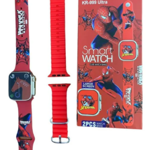Reloj Smartwatch Doble Manilla Kr-999 Ultra Para Niños SpiderMan